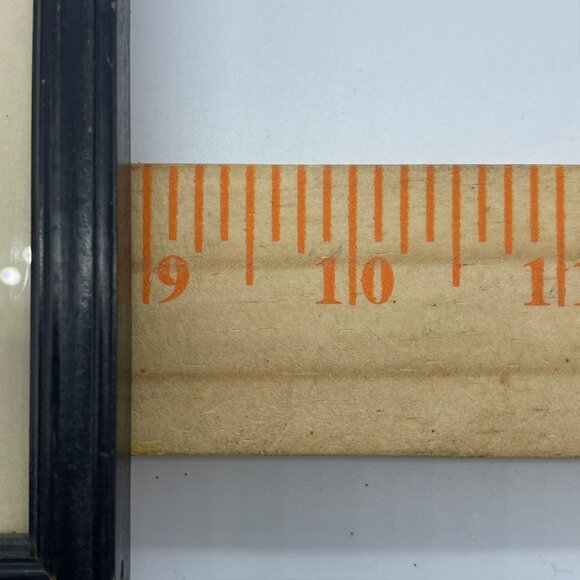 Vtg Marshall Field & Company Framed Horse-Drawn Carriage Silhouette Art Signed - Picture 5 of 6